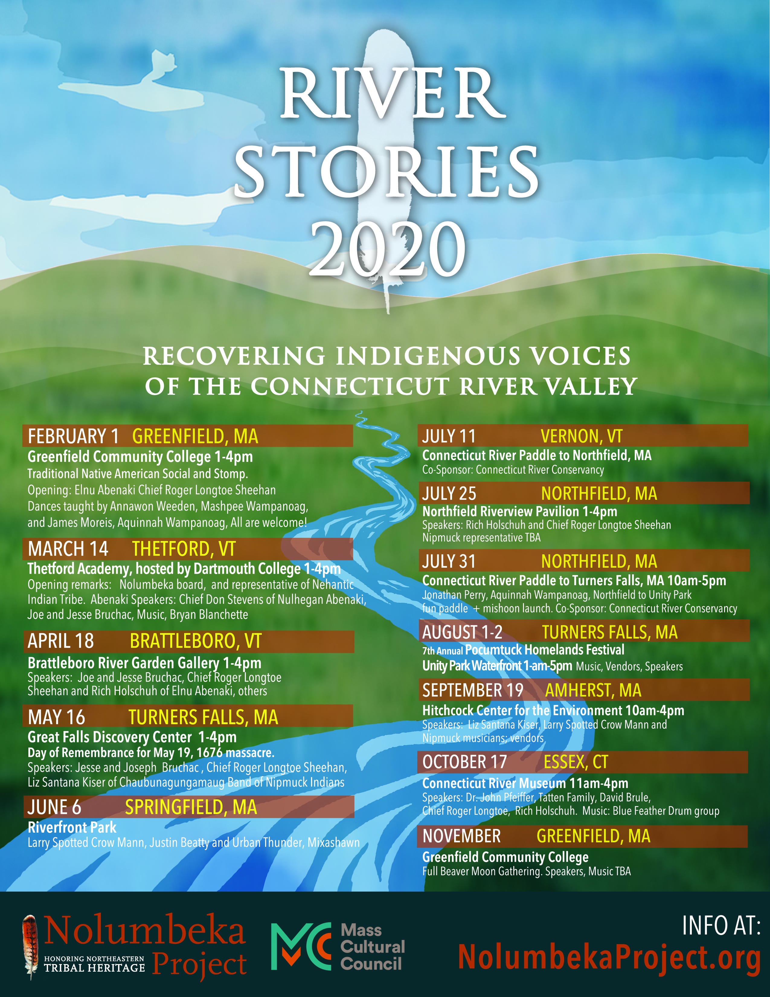 river stories full schedule